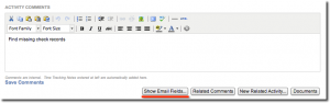 Show Email Fields