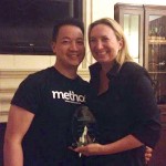 Warren Wong presents Laura with MSP of the Year